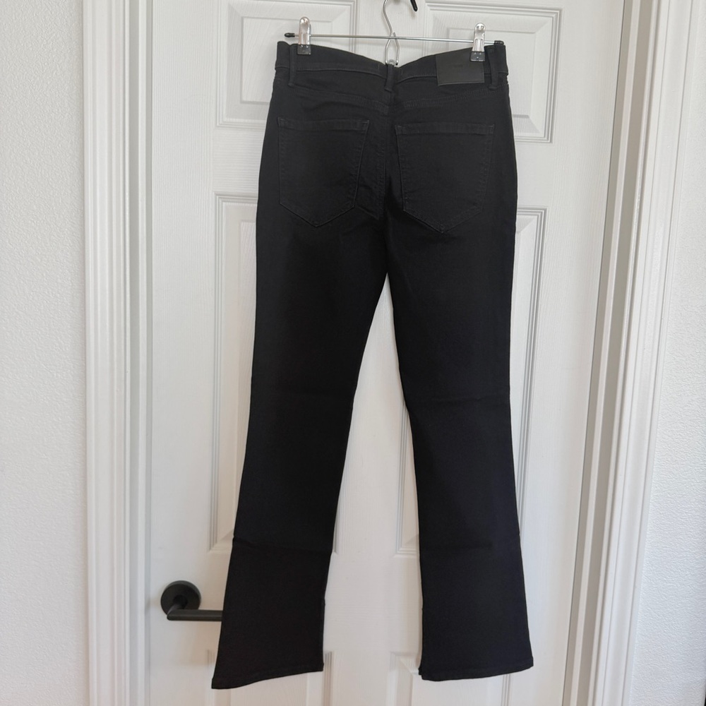 EXPRESS Skyscraper Mid Rise Stay Black Jeans Size 4 Short 4S - Picture 6 of 15